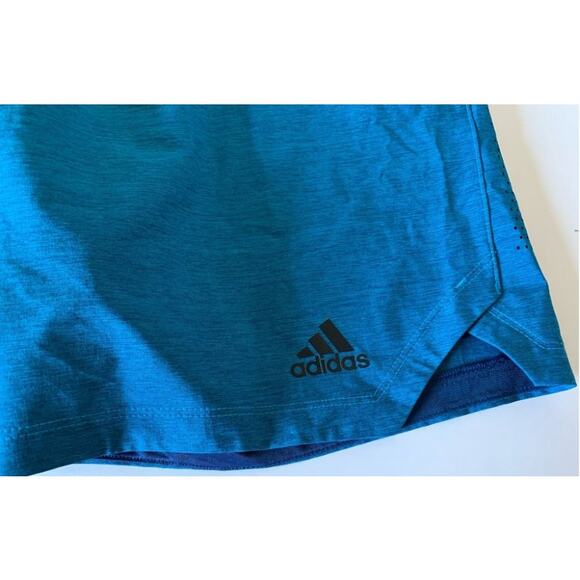 Adidas shorts size men's large in blue - Picture 4 of 11